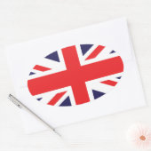 Union Jack Ovale Sticker (Envelop)