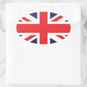 Union Jack Ovale Sticker (Tas)