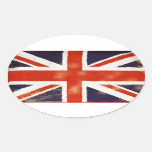  Union Jack Ovale Sticker