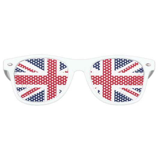Union Jack Party Shades Retro Zonnebril (Voorkant)