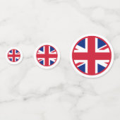 Union Jack Patriotic British Flag Confetti (Voorkanten)