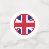 Union Jack Patriotic British Flag Confetti (Kleine voorkant)