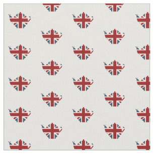 Union Jack Patriotic English Tea Kettle Stof