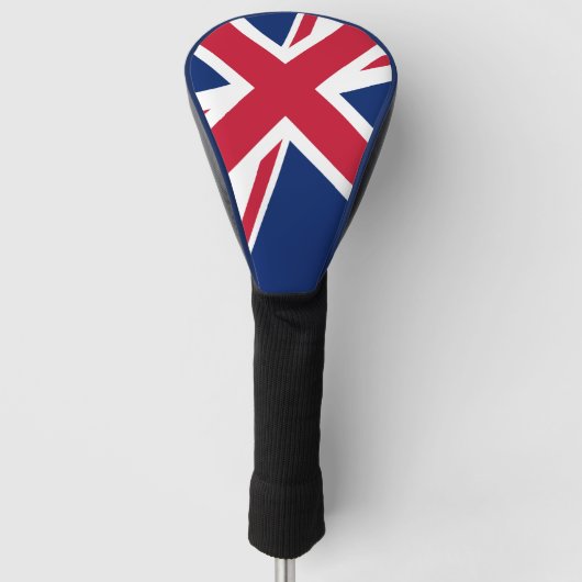 Union Jack patroon Golfheadcover (Voorkant)