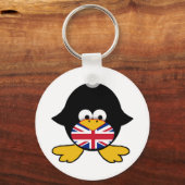 Union Jack Penguin Sleutelhanger (Voorkant)