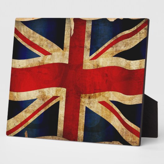 Union Jack Plaque Fotoplaat (Zijkant)