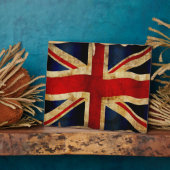 Union Jack Plaque Fotoplaat (Zijkant)