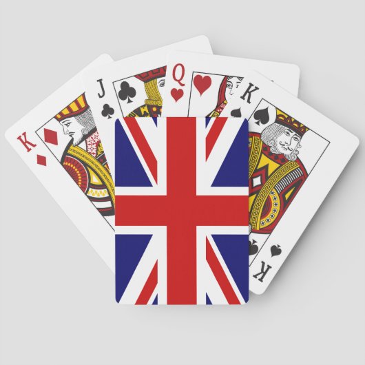 Union Jack Pokerkaarten (Achterkant)