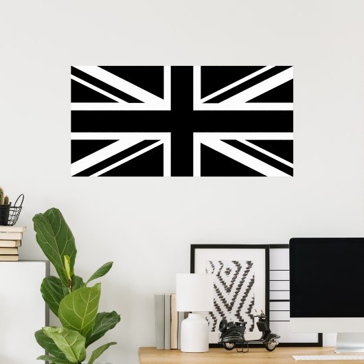 Union Jack Poster (Thuiskantoor)