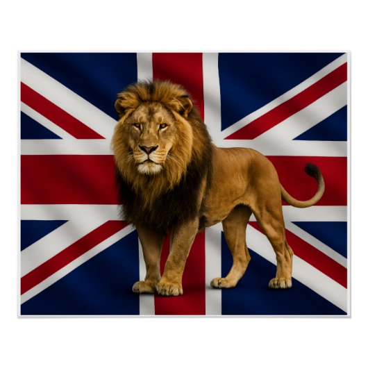 Union jack poster (Voorkant)