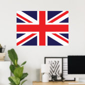 Union Jack Poster (Thuiskantoor)