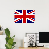 Union Jack Poster (Thuiskantoor)