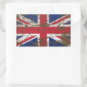 Union Jack Rechthoekige Sticker (Tas)