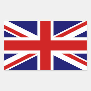 Union Jack Rechthoekige Sticker