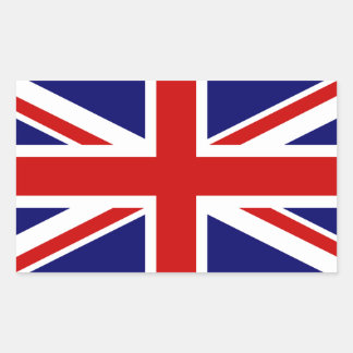 Union Jack Rechthoekige Sticker
