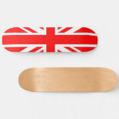Union Jack Red Skateboard (Horizontaal)