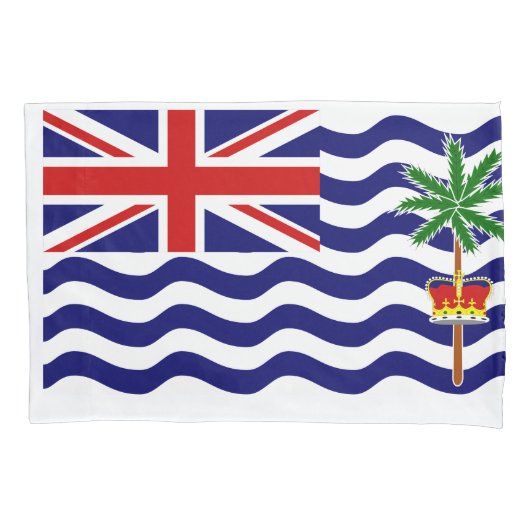 Union Jack Reef Kussen - BIOT Onderwater Vlag Kussensloop (Voorkant)