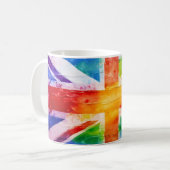 Union Jack Regenboogmok Koffiemok (Voorkant links)
