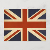 Union Jack Retro Briefkaart (Voorkant)