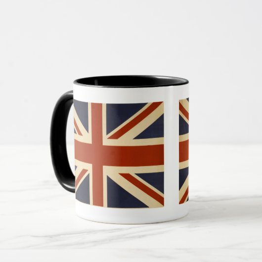 Union Jack Retro Mok (Voorkant links)
