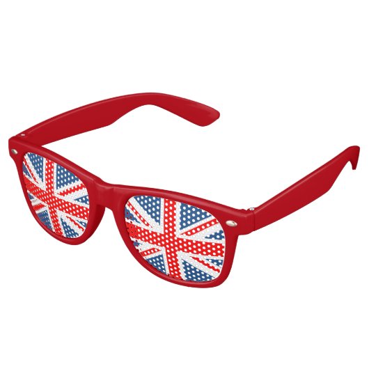 Union Jack Retro Zonnebril (Gekanteld)