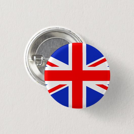 "UNION JACK" RONDE BUTTON 3,2 CM (Voorkant /achterkant)
