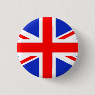 "UNION JACK" RONDE BUTTON 3,2 CM