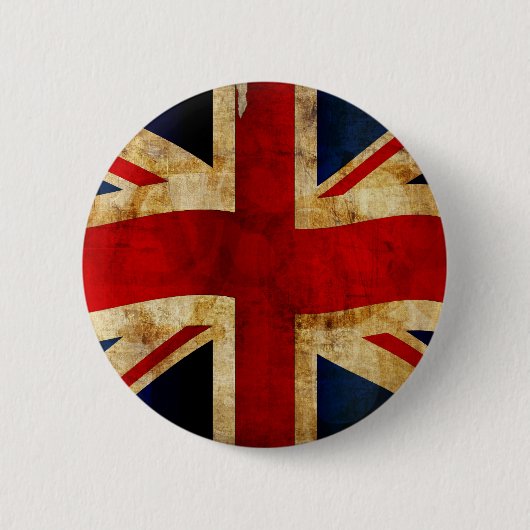 Union Jack Ronde Button 5,7 Cm (Voorkant)