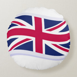 Union Jack ronde kussen 41cm