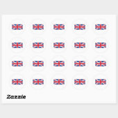 Union Jack Ronde Sticker (Vel)