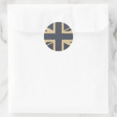Union Jack Ronde Sticker (Tas)