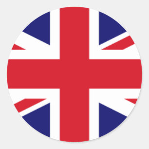Union Jack Ronde Sticker