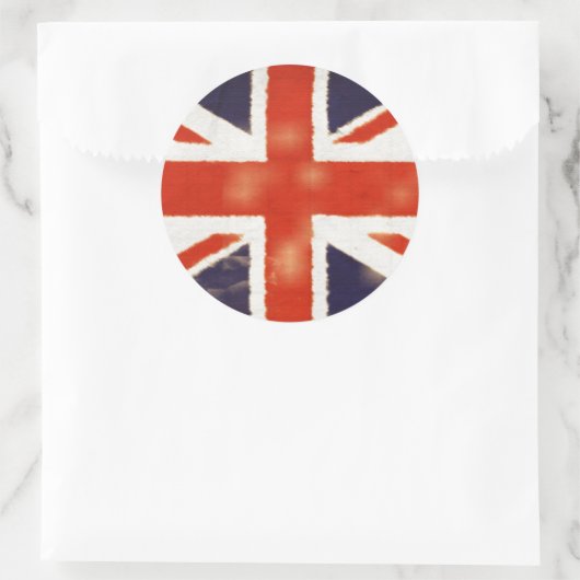  Union Jack Ronde Stickers (Tas)