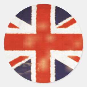  Union Jack Ronde Stickers