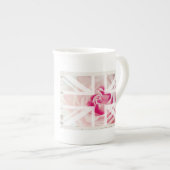 Union Jack Roos Bone China Mok (Voorkant rechts)