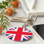 Union Jack Roundel Sleutelhanger (Zijkant)