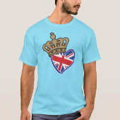 Union Jack Royal Crown T-shirt (Voorkant)