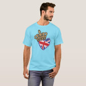 Union Jack Royal Crown T-shirt (Voorkant volledig)