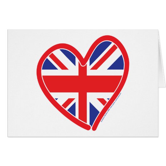 Union Jack Royal Heart (Voorkant Horizontaal)