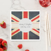Union Jack Royal Wedding Cocktail Servetten (Insitu)