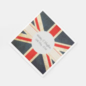 Union Jack Royal Wedding Cocktail Servetten (Hoek)