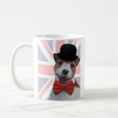 Union Jack Russell Koffiemok (Links)
