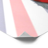 Union Jack Russell Poster (Hoek)