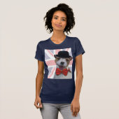 Union Jack Russell T-shirt (Voorkant volledig)