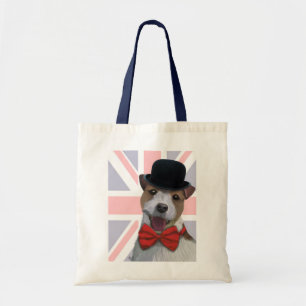 Union Jack Russell Tote Bag