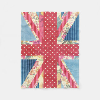 Union Jack | Shabby Chic Fleece Deken