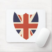 UNION JACK SHIELD MOUSEPAD MUISMAT (Met muis)