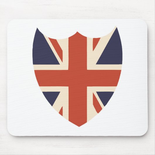 UNION JACK SHIELD MOUSEPAD MUISMAT (Voorkant)