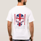 Union Jack Skull Graphic Design T-shirt (Achterkant)