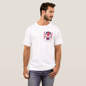 Union Jack Skull Graphic Design T-shirt (Voorkant volledig)